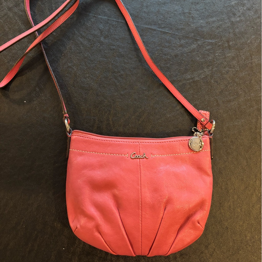 Coach Coral Leather Crossbody Bag